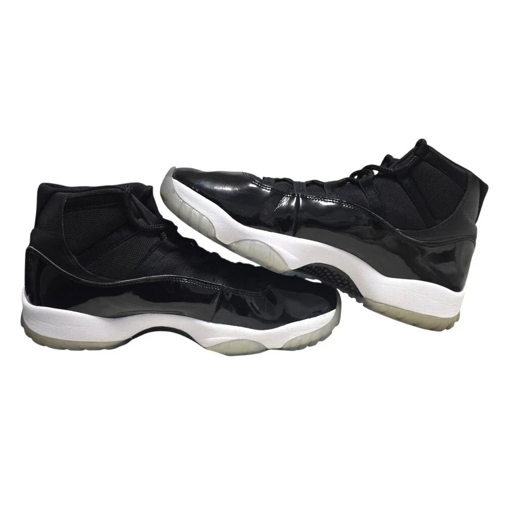 Size 15- Men’s Nike Air Jordan 11 Retro High Space Jam 2016 Black RARE